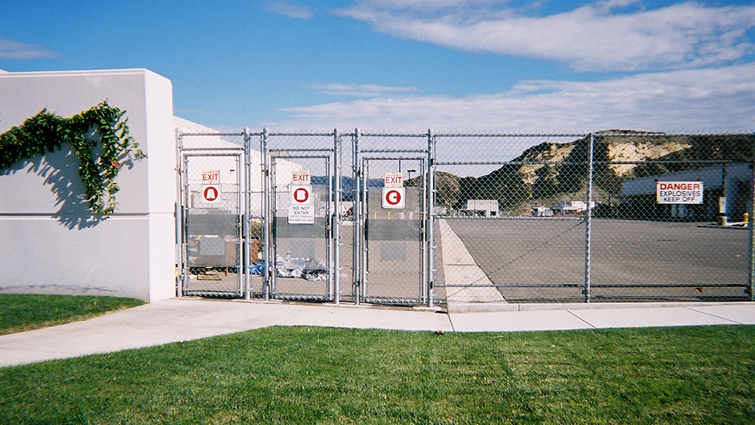 Chain-link fencing installation